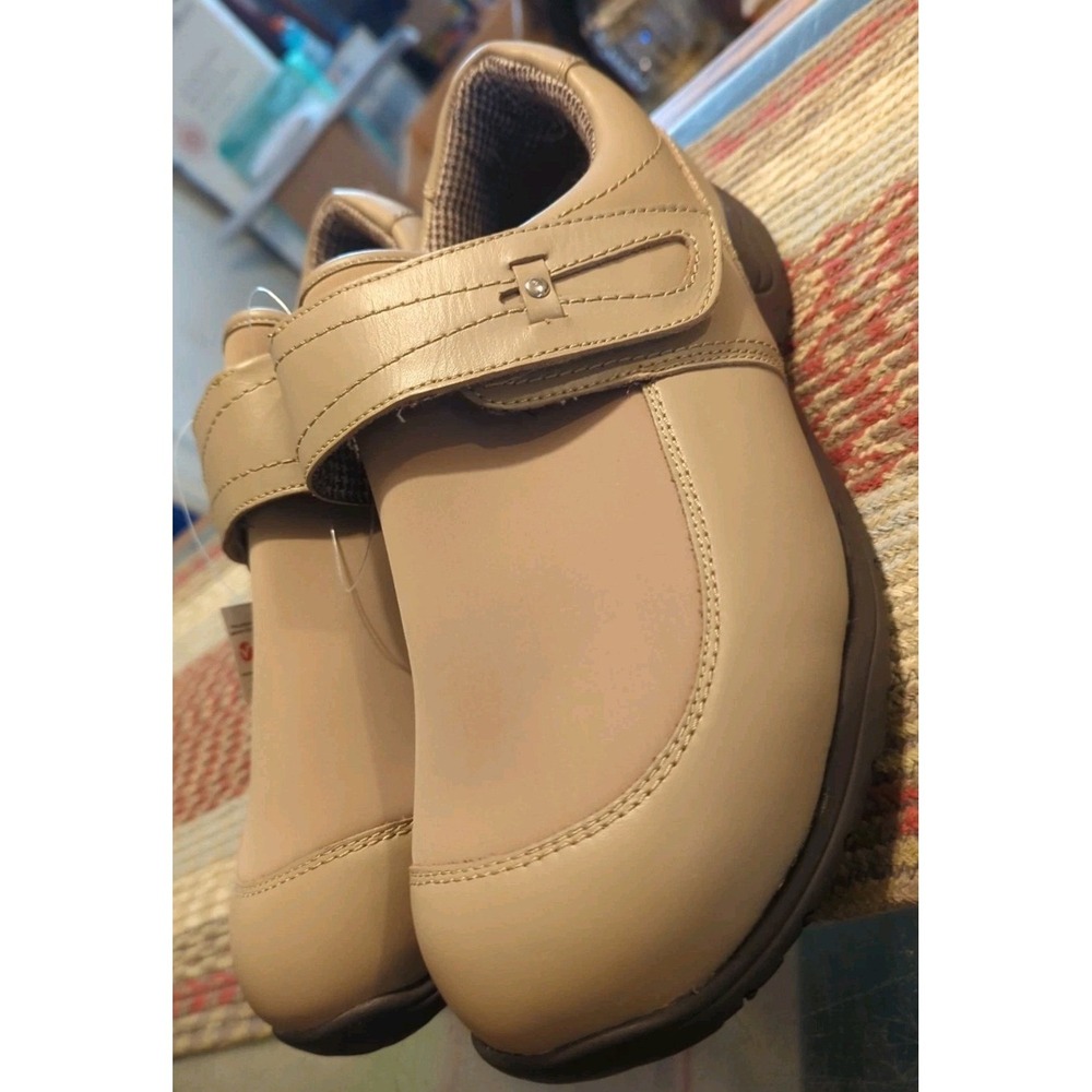 New With Tags Barefoot Freedom By Drew, Men's Tan Leather Loafers, 12XW Antwerp - Picture 4 of 10